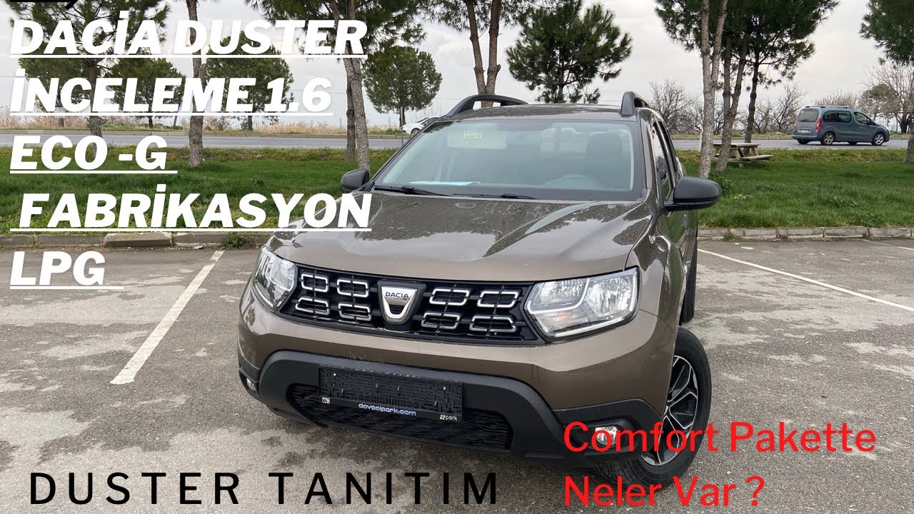 DACİA DUSTER/1.6 115 BG ECO -G/COMFORT/FABRİKASYON LPG