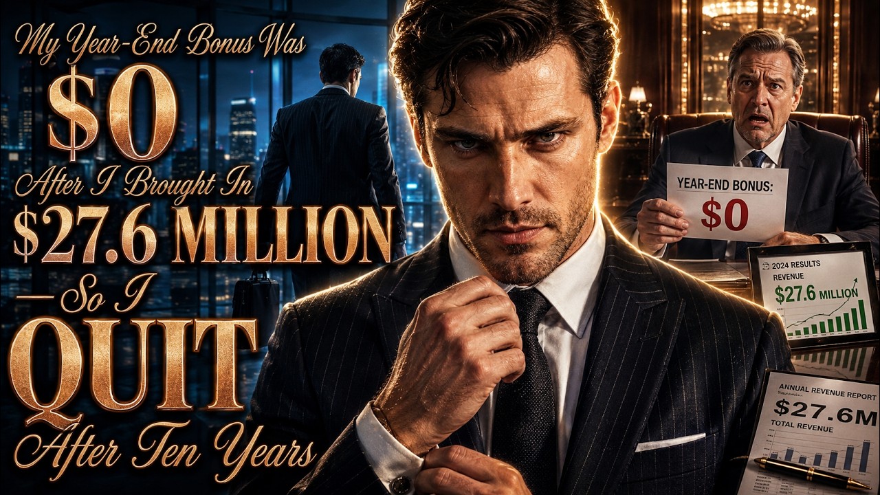 My Year-End Bonus Was $0 After I Brought In $27.6 Million&mdash;So I Quit After Ten Years