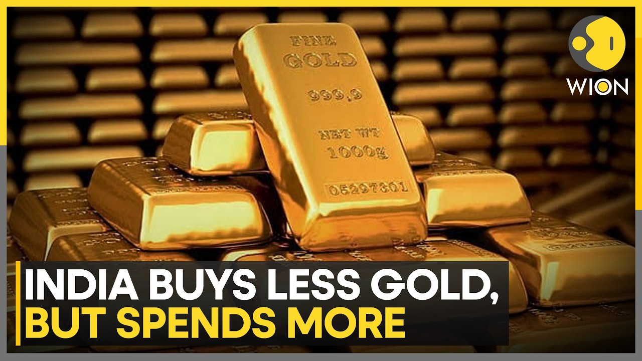 Gold Demand Falls 6% As Prices Surge | WION NEWS