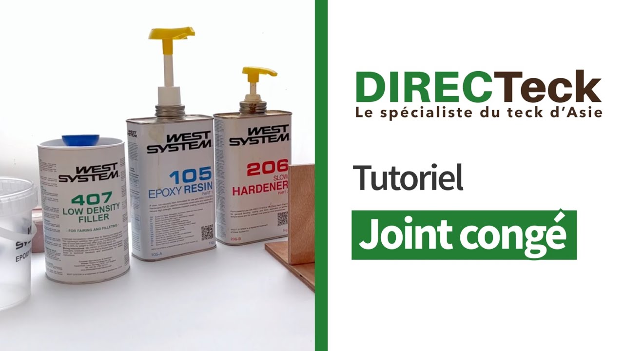 Tutoriel joint congé renforcé fibre de verre avec WEST SYSTEM®