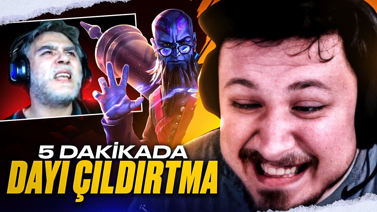 Oyun oynarken yandan 5 dk'da dayı delirtmece