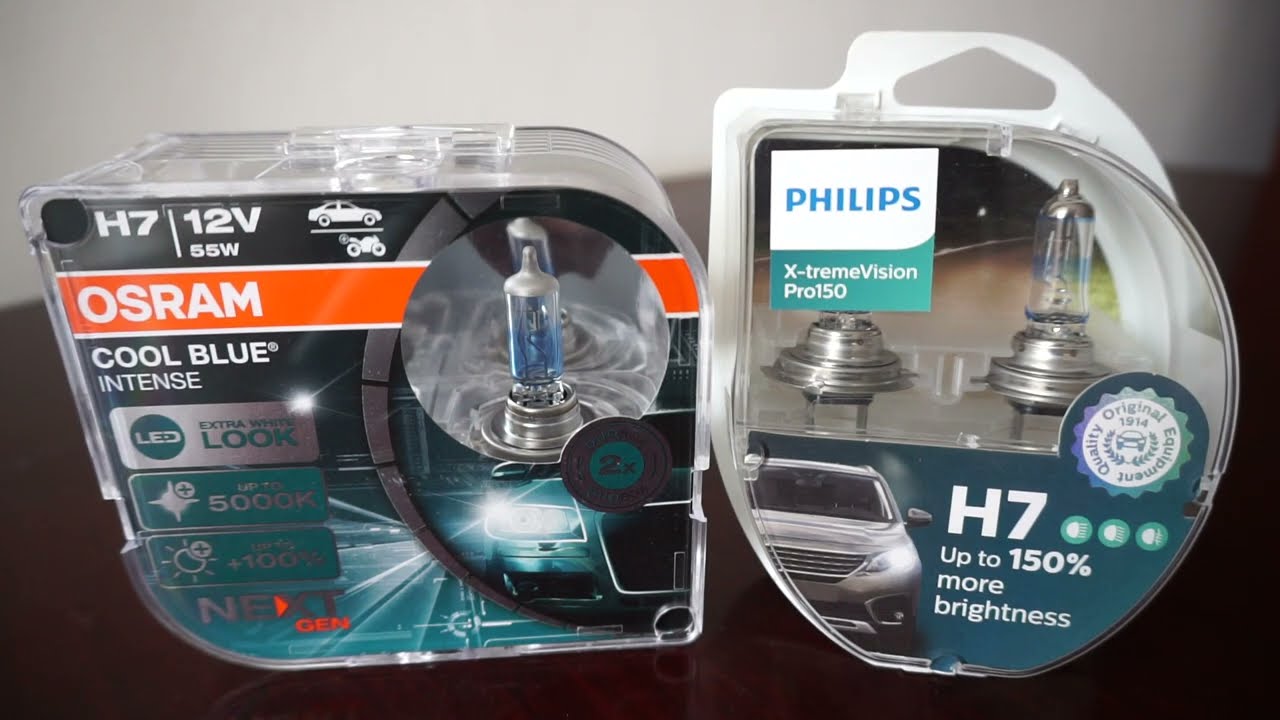 OSRAM Cool Blue Intense NEXT GEN vs Philips X-tremeVision Pro150