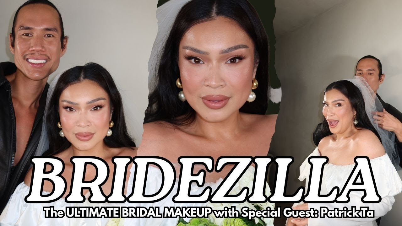 BRIDEZILLA | PATRICK TA DOES MY MAKEUP!! | ETHEREAL ANGEL BRIDAL GLAM