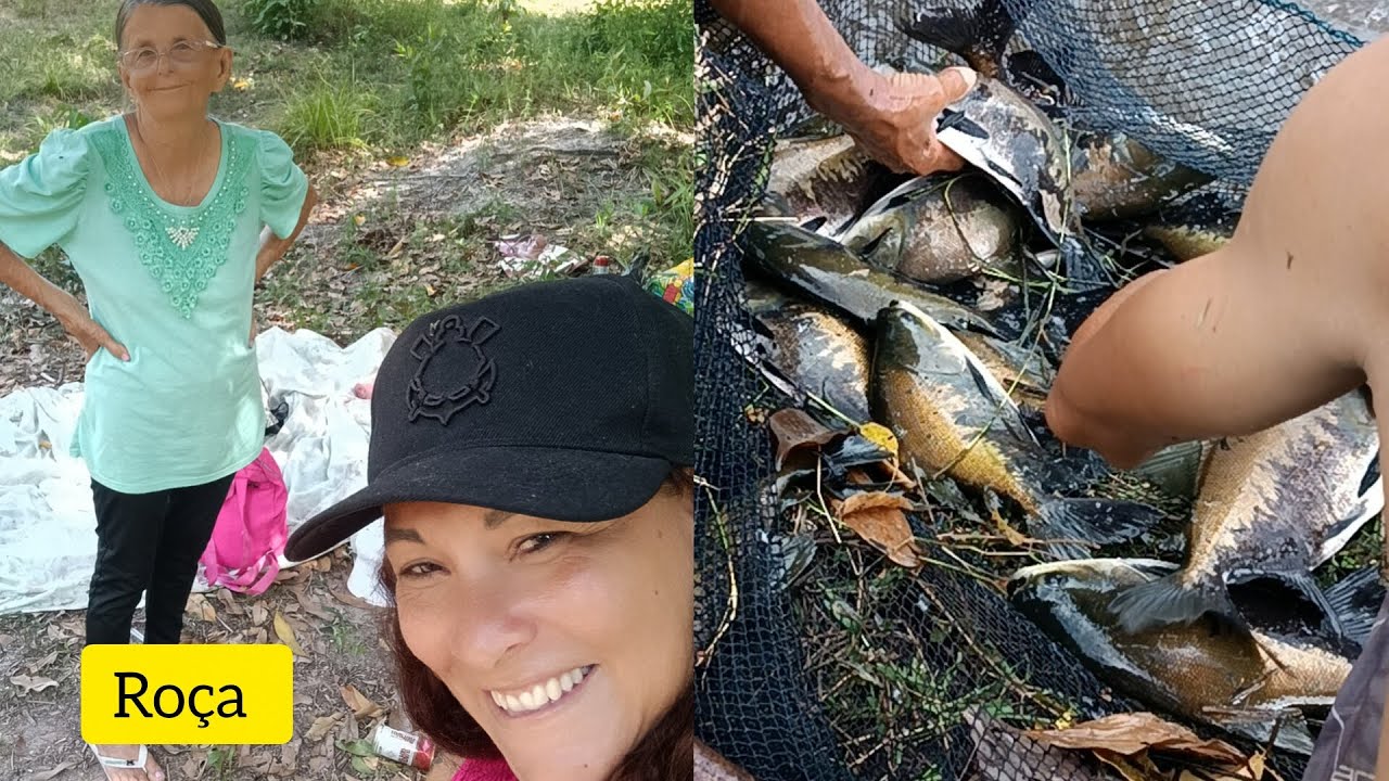 Pescaria com a família e amigos/ na roça em seu NILTON 🙏🤗🐟#roça #pescaria 