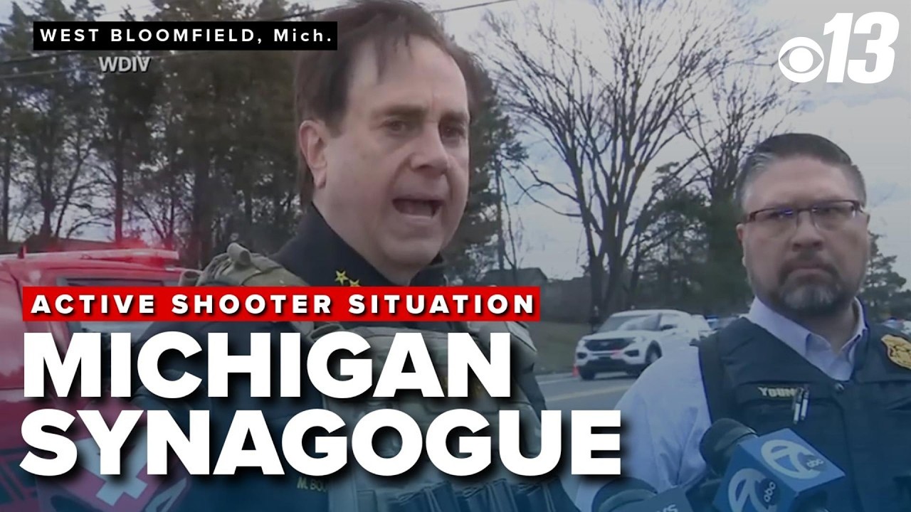 Gunshots fired at MICHIGAN SYNAGOGUE as FBI responds to active shooter threat