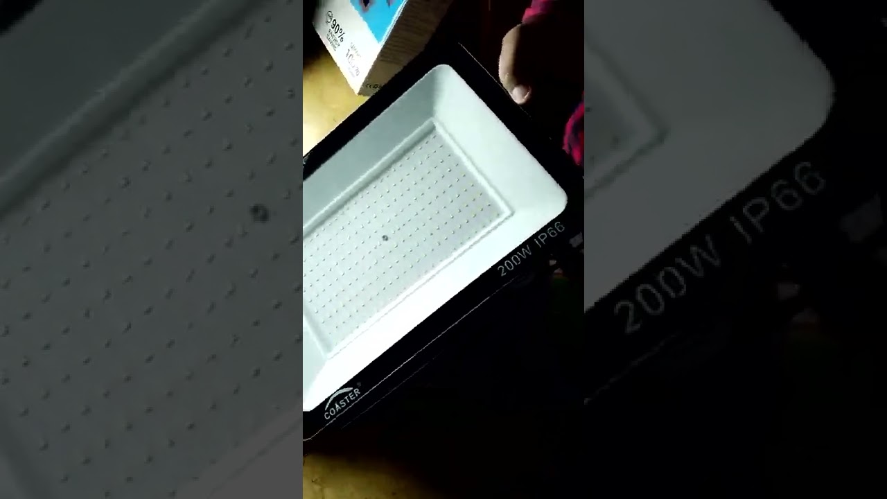flood light 200 watt unboxing