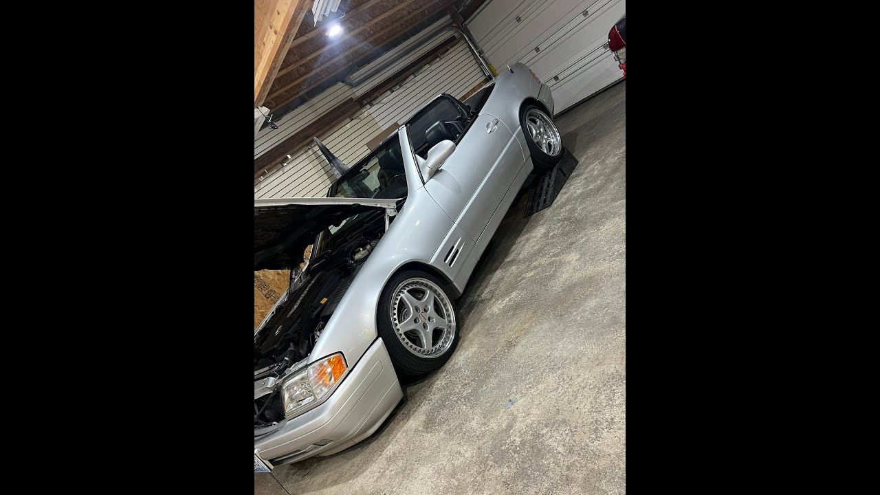 R129 SL500 front lower control arms and all 4 shock absorbers replacement refresh