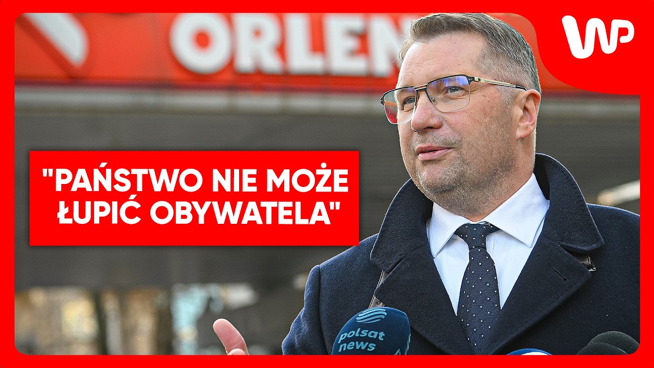 Czarnek uderza w rząd na stacji paliw. 