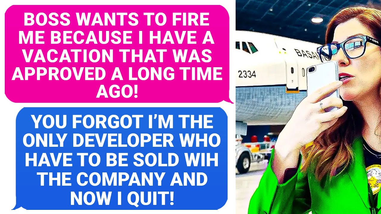 Boss Cancels My Scheduled Vacation & Demands I Fly 12 Hours Back! Only I Could Run The Company r/EP