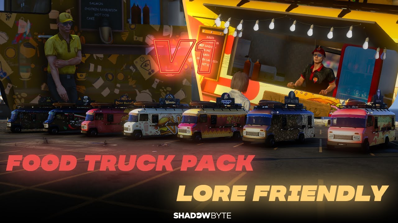 FiveM Food Truck Pack V1 |  Lore Friendly