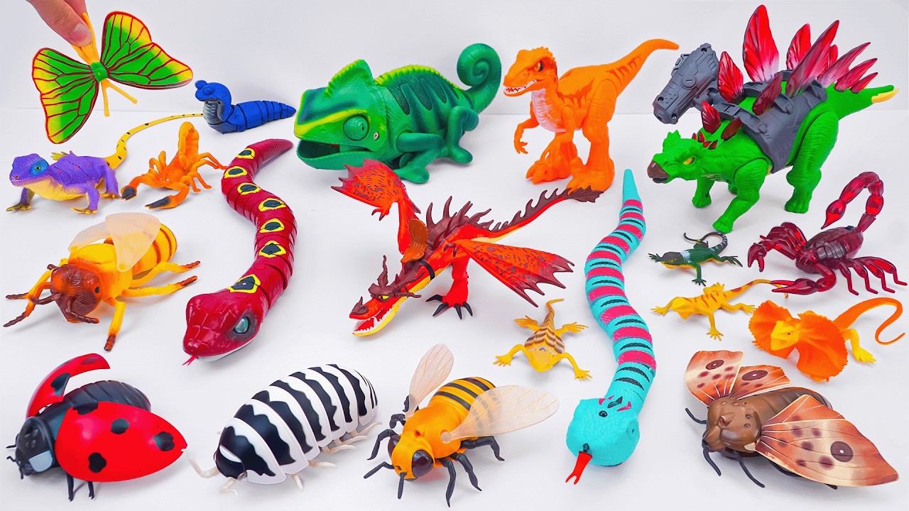 ZURU ROBO ALIVE COLLECTION | UNBOXING Robot Black Crocodile, New Robo Alive Giant Snake creepers