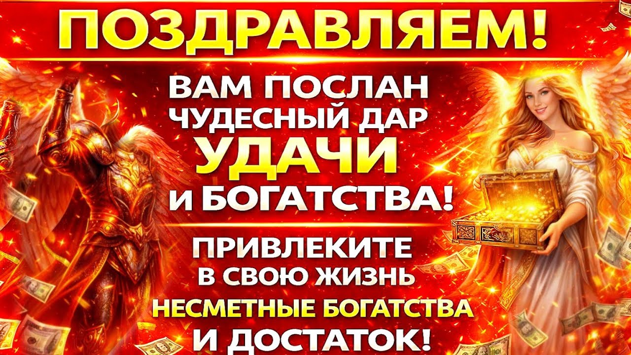 🎉 ПОЗДРАВЛЯЕМ! ВАМ ПОСЛАН ЗНАК СУДЬБЫ — ОТКРОЙТЕ СВОЙ ВНУТРЕННИЙ ДАР УДАЧИ И ИСТИННОГО БОГАТСТВА ✨💎