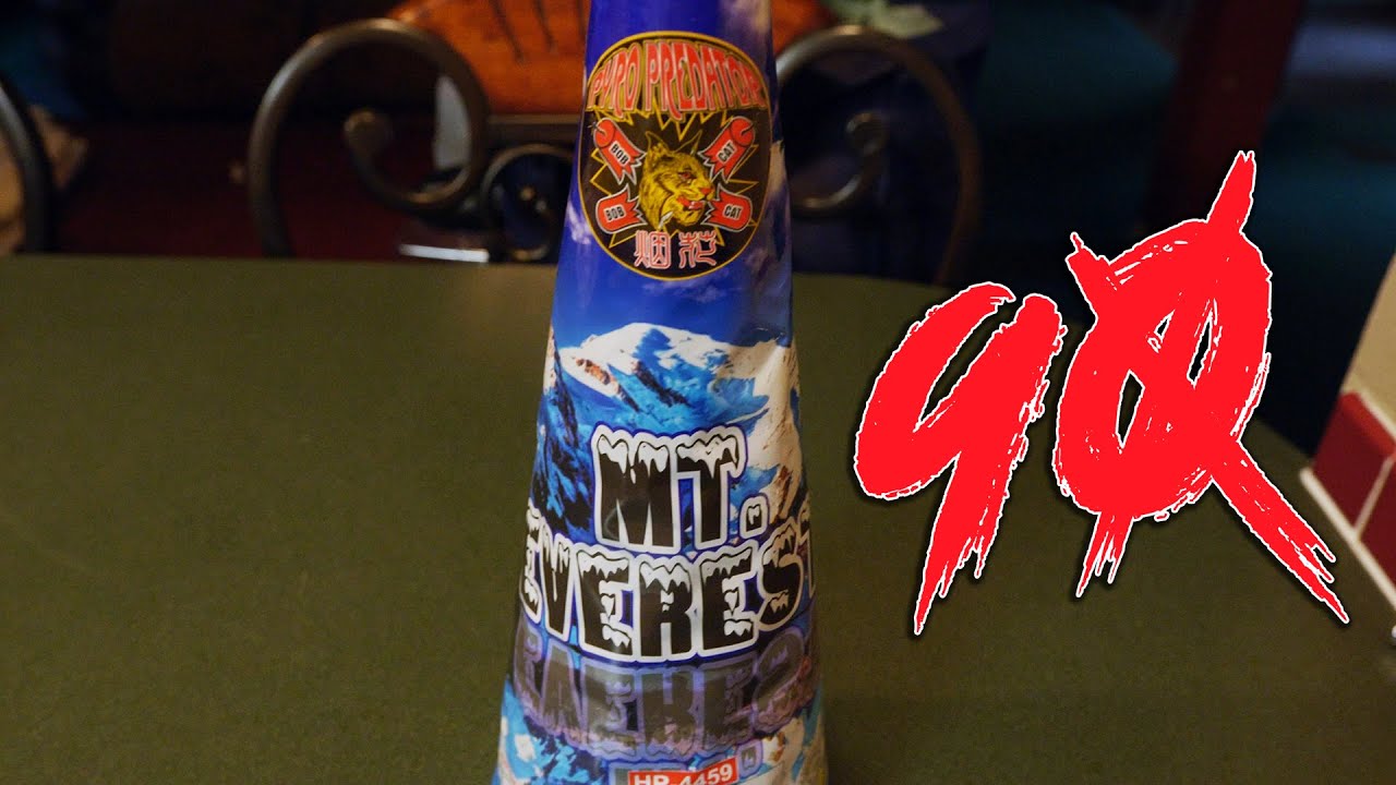 Mt. Everest - Pyro Predator - Huge Crackling Fountain Firework! #fireworks #pyro
