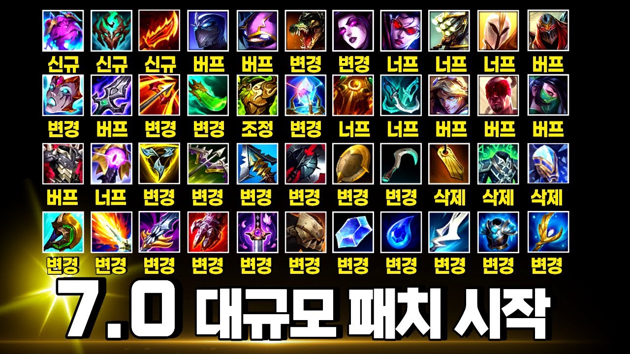 와일드리프트 7.0 패치노트 요약 및 정리