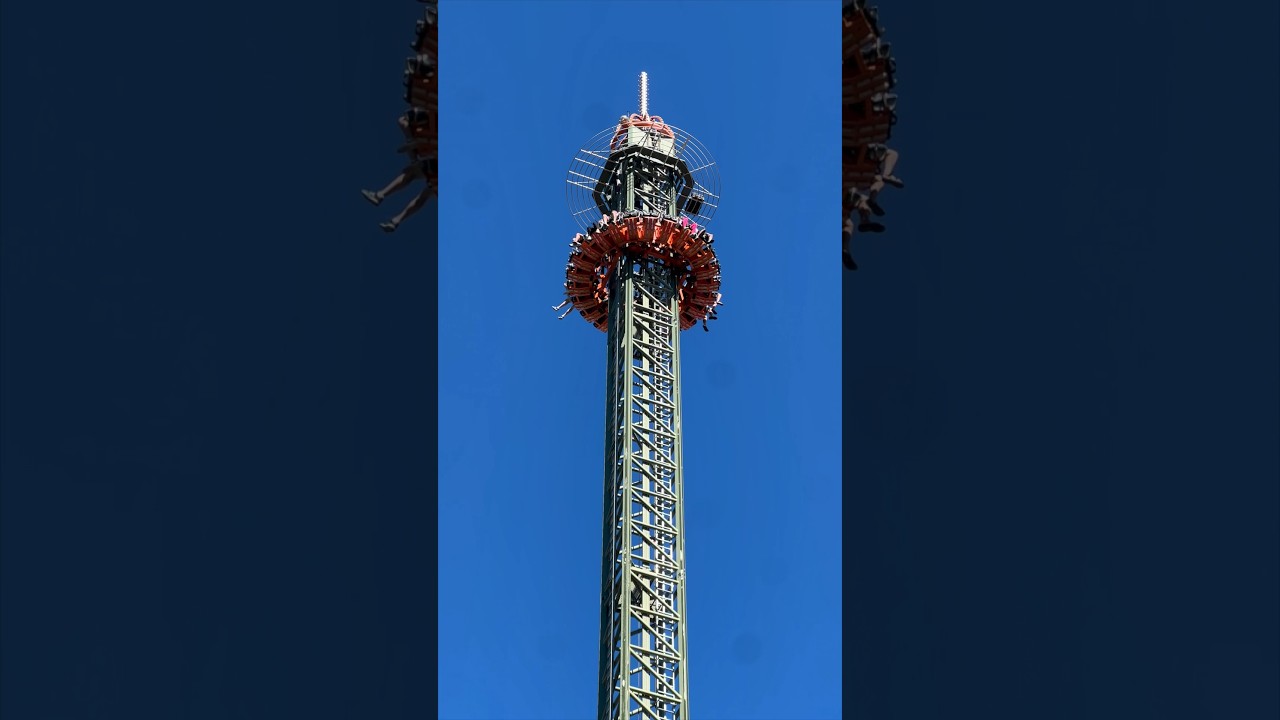 Does this DROP TOWER scare you? #shorts