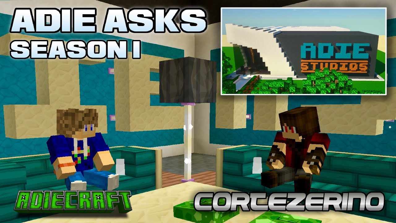 Adie Asks  - Cortezerino - The Minecraft Talk Show - Season 1. Episode 3