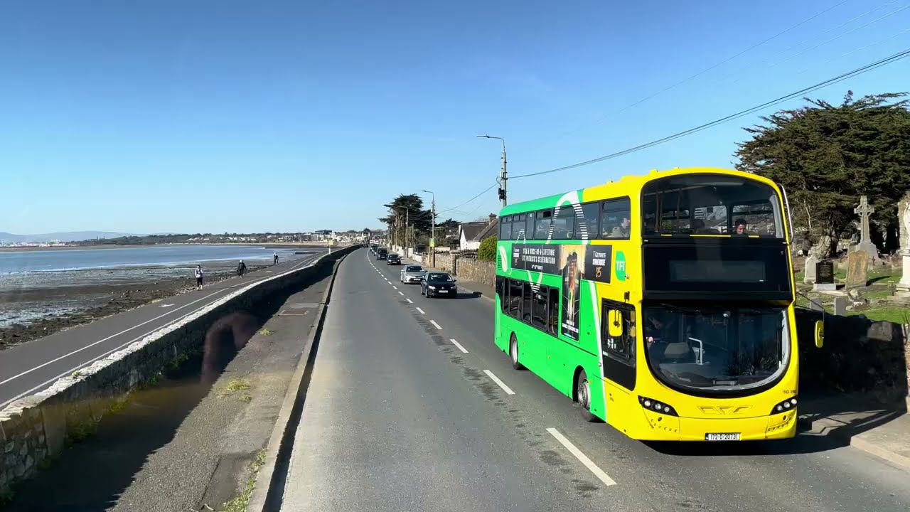 HOWTH DUBLIN IRELAND:  HOWTH SUMMIT - LOWER ABBEY STREET:  BUS ROUTE H3  / 49stops  18km.
