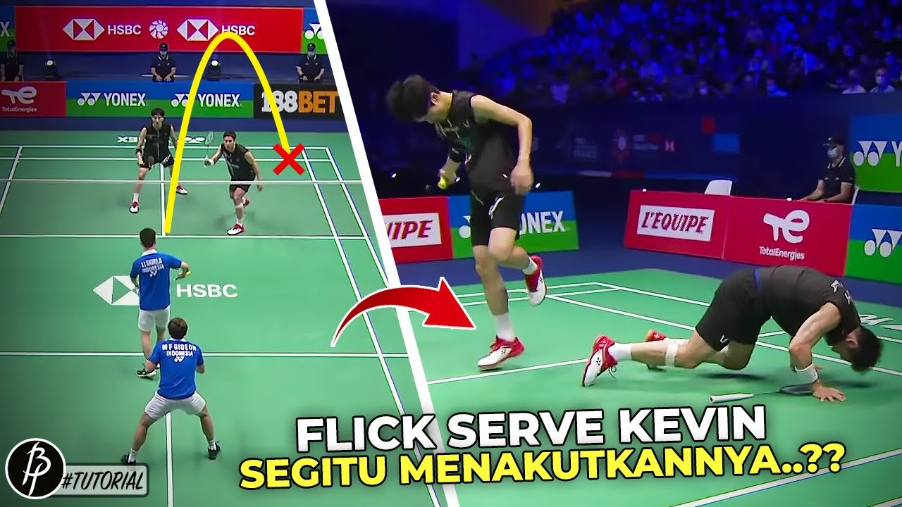 BUKAN RAHASIA LAGI..!!! Begini Cara Hadapi Flick Serve Kevin Sanjaya, Dijamin Langsung Bisa