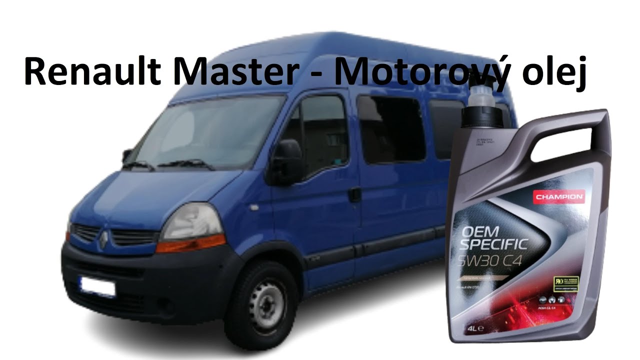 Renault Master II 2.5DCI - Výměna motorového oleje a filtru