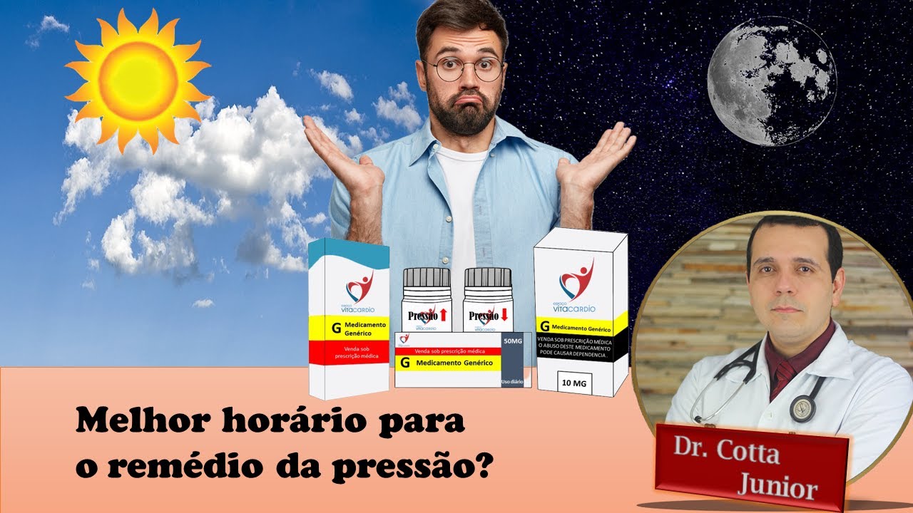 Qual MELHOR HORÁRIO para tomar o remédio da PRESSÃO?