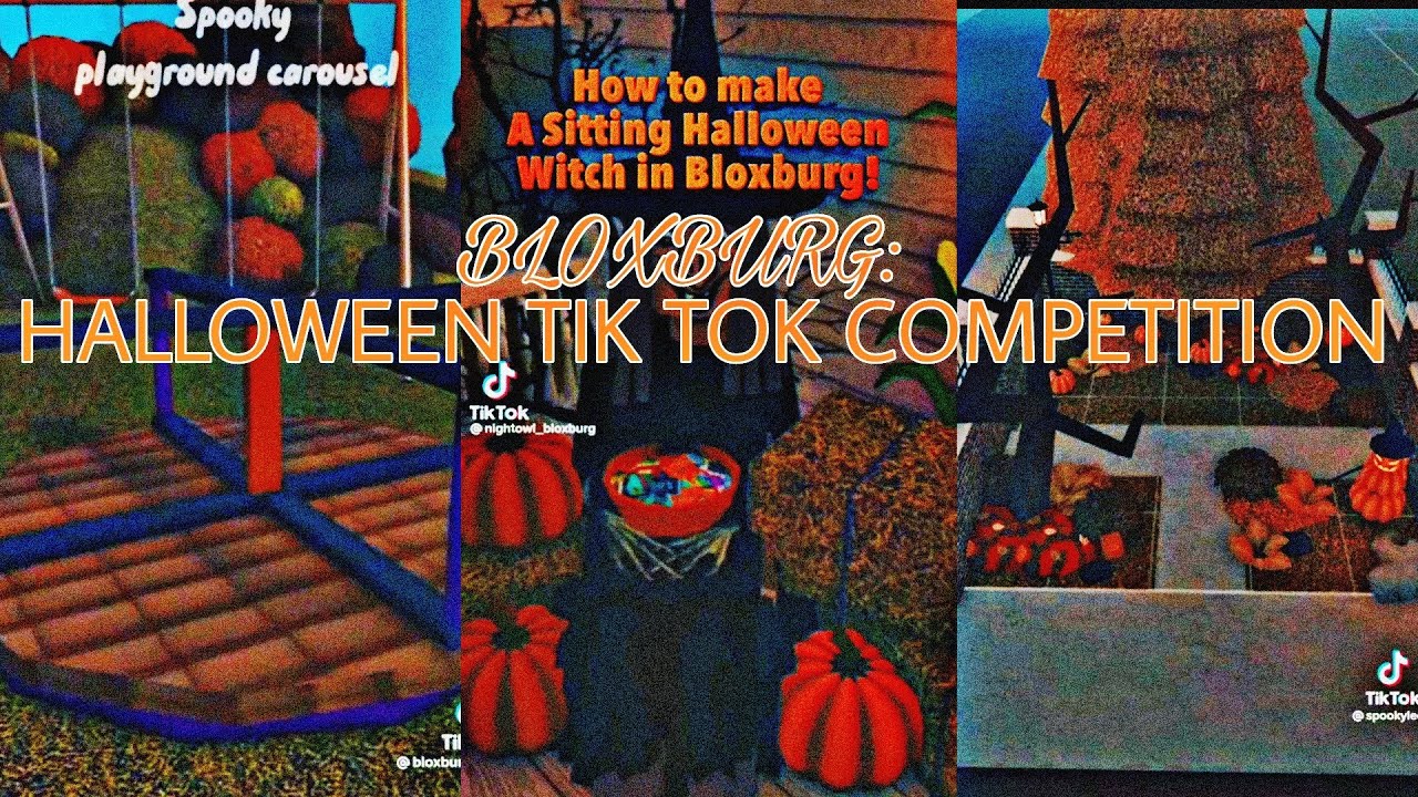 Bloxburg: Halloween Building Ideas | Tik Tok Compilation | Rxseiixs