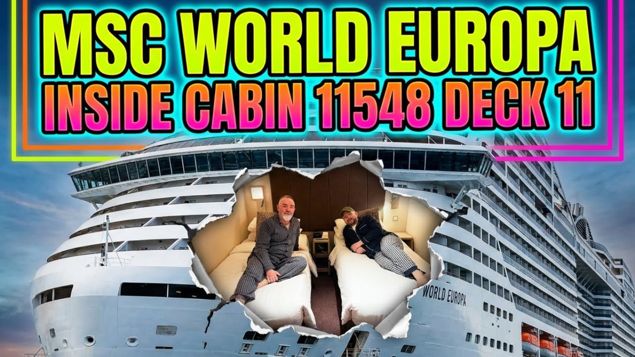 MSC World Europa Inside Cabin Tour 🚢 Deck 11 — Not Enough Storage?!