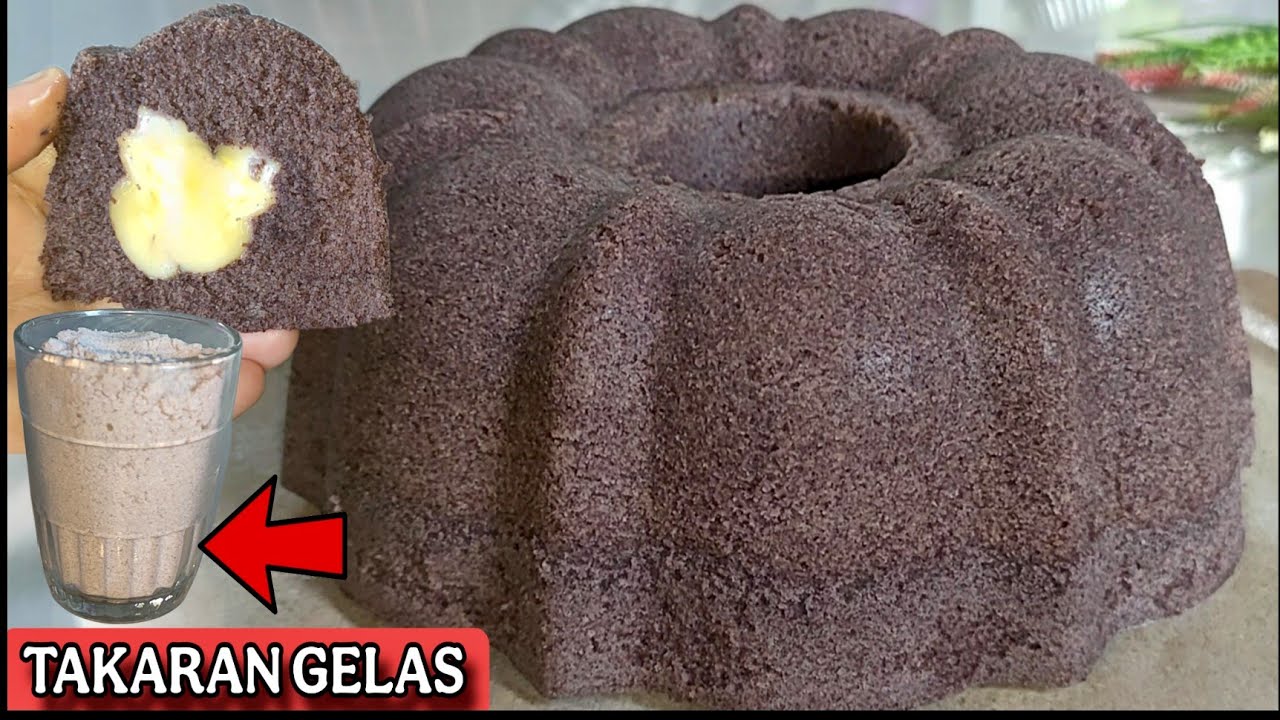 BOLU KETAN HITAM KEJU LUMER YANG LAGI VIRAL 3 TELUR HASIL JUMBO | RESEP BOLU KETAN HITAM KEJU LUMER