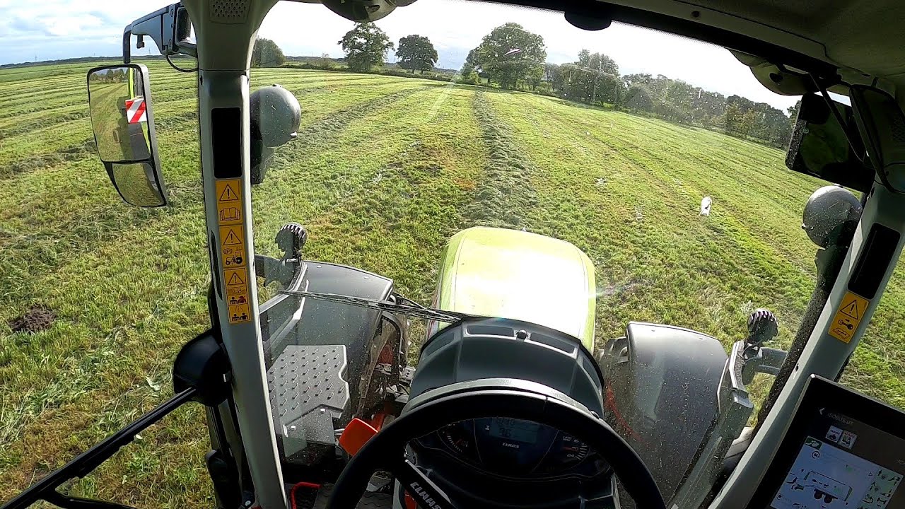 Claas Arion 660 / Claas Cargos 8400 im 4.Schnitt [CabView] Ladewagen fahren