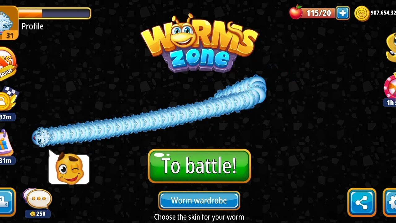 Worms Zone io Biggest Snake New Record 2025| Saamp Wala Game oggy jack #saamp#Ravindrasgaming