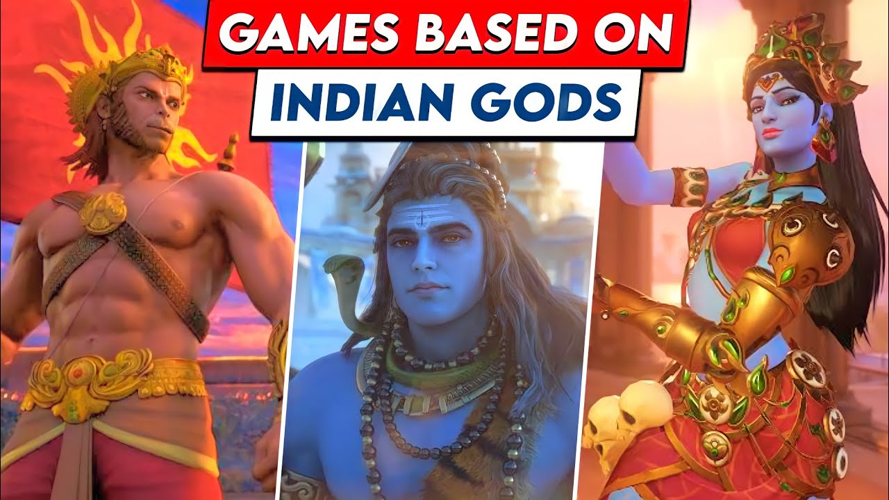 10 Games That Are Based On *INDIAN GODS* 😱 Awesome INDIAN GODS Reference In Popular Games! 🇮🇳