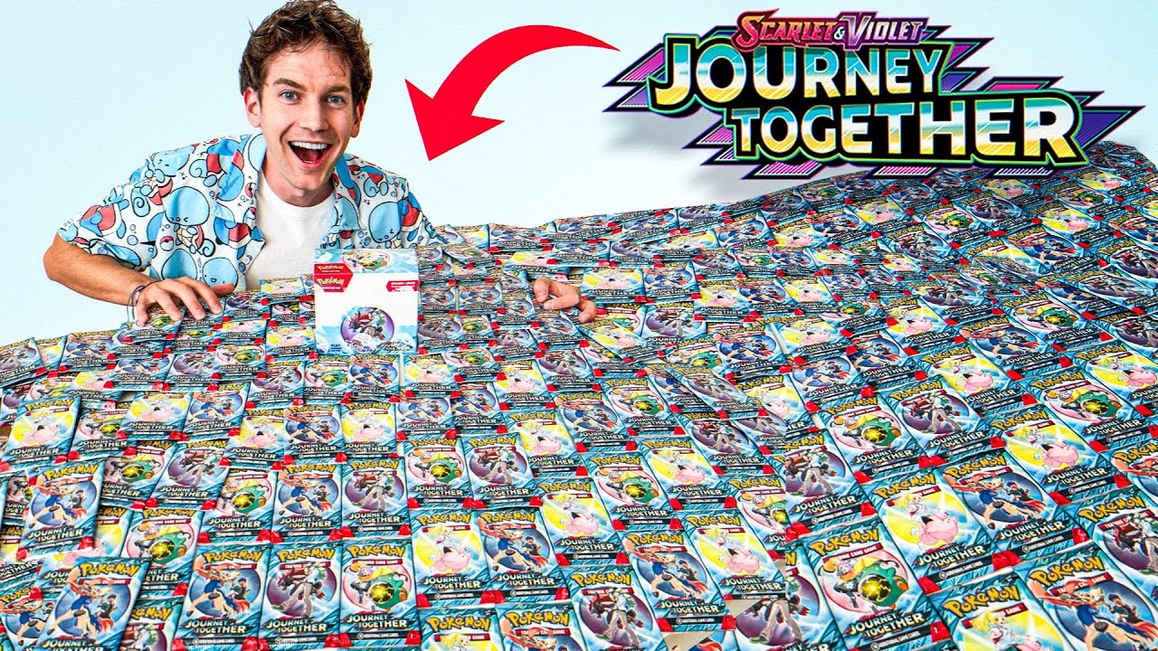 Opening 100x Pokémon Journey Together Booster Packs