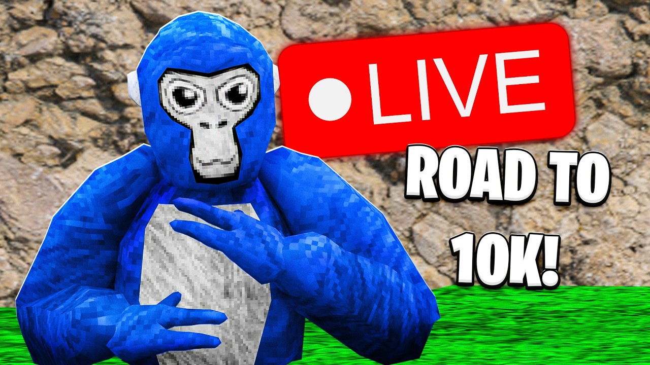 🔴GORILLA TAG🔴ROAD TO 10K🫵!🔴