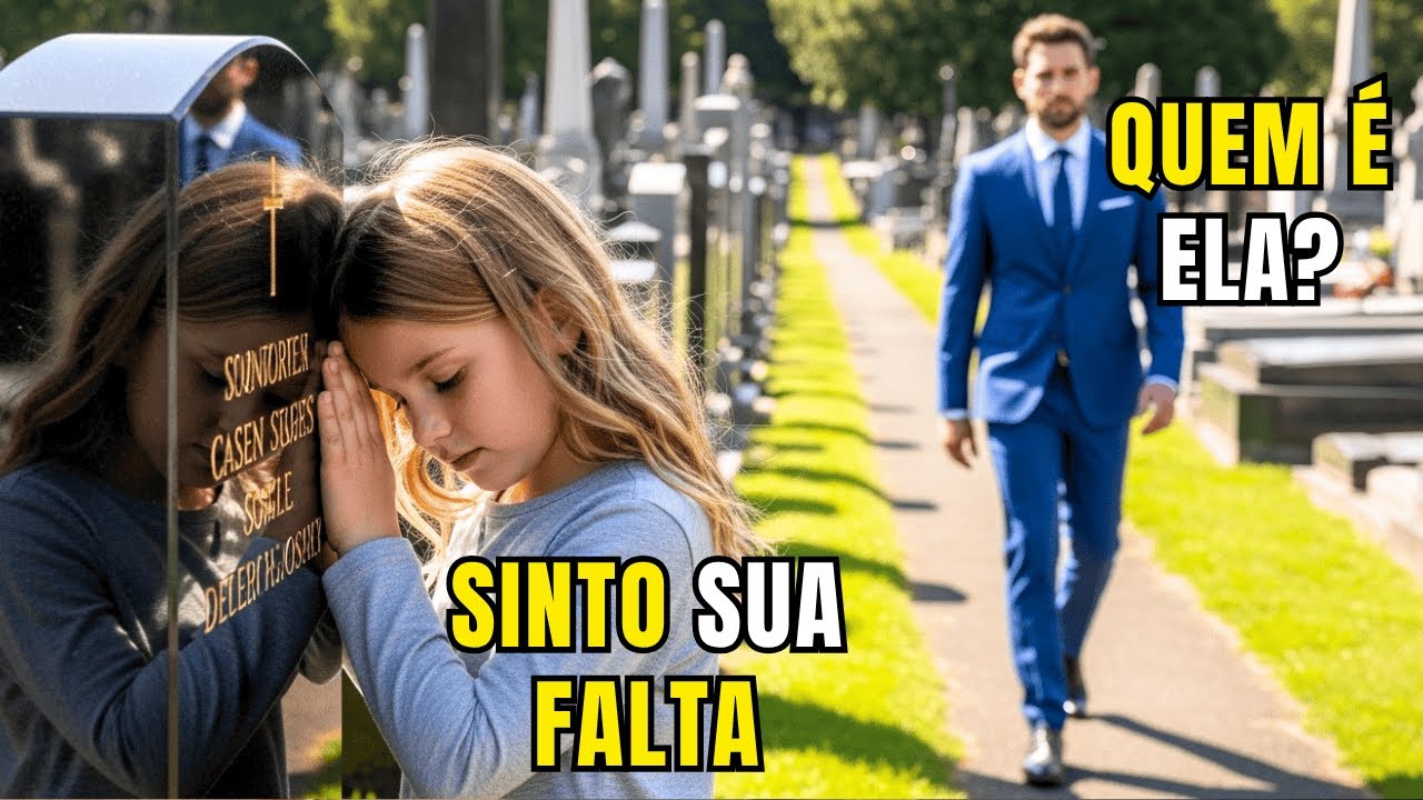 Bilionário encontra uma menina pobre chorando no túmulo de seu filho — a verdade chocou a todos