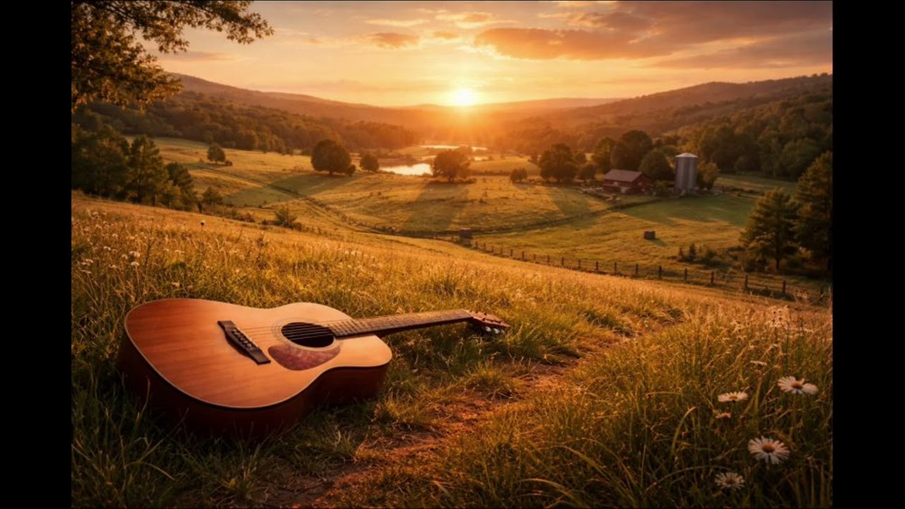 Quiet Country Horizon2-Calm Country Guitar Music 🌄 Peaceful Acoustic Music for Relaxation