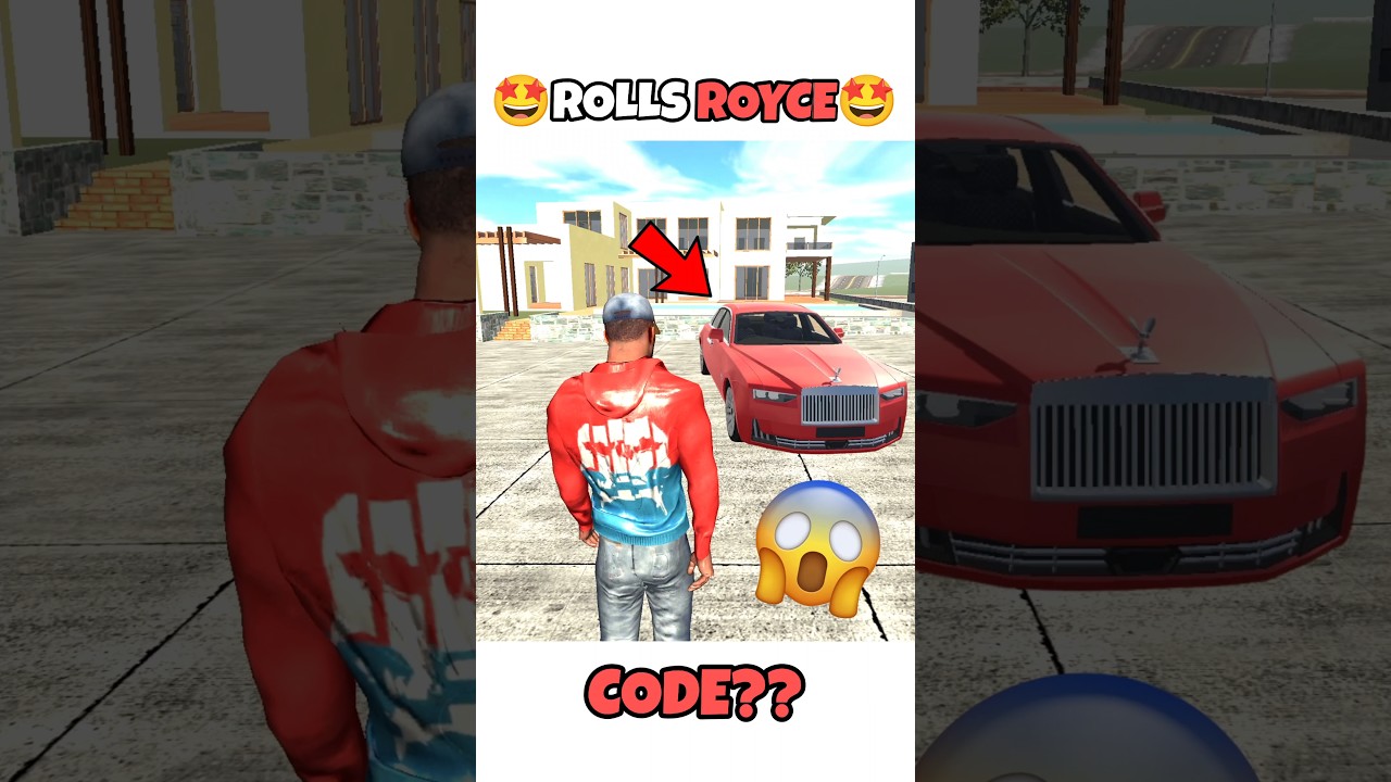 Rolls Royce Cheat Code 🤑 In Indian Bikes Driving 3D 🔥 #shorts #indianbikedriving3d #gta