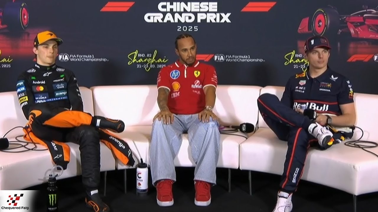 Post-Sprint Press Conference Chinese Grand Prix 2025 | Lewis Hamilton, Max Verstappen, Oscar Piastri