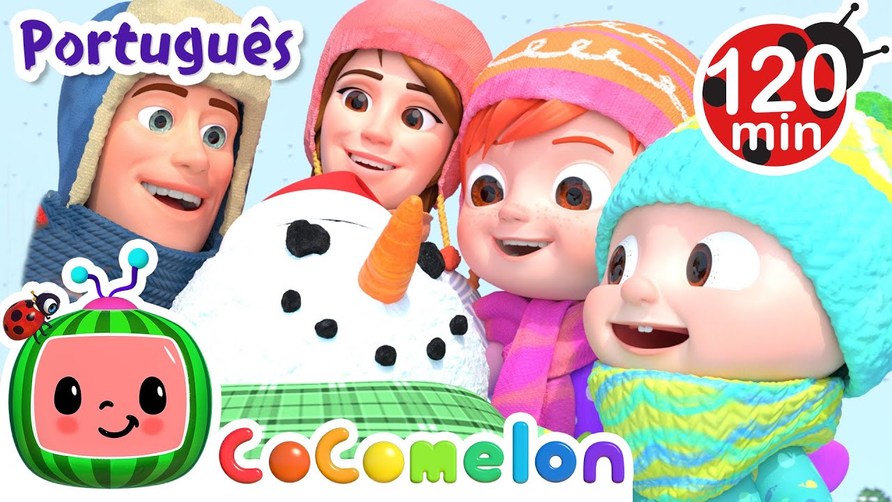Brincar na Neve! | 2 HORAS DE COCOMELON BRASIL | Músicas Infantis e Desenhos Animados para Crianças