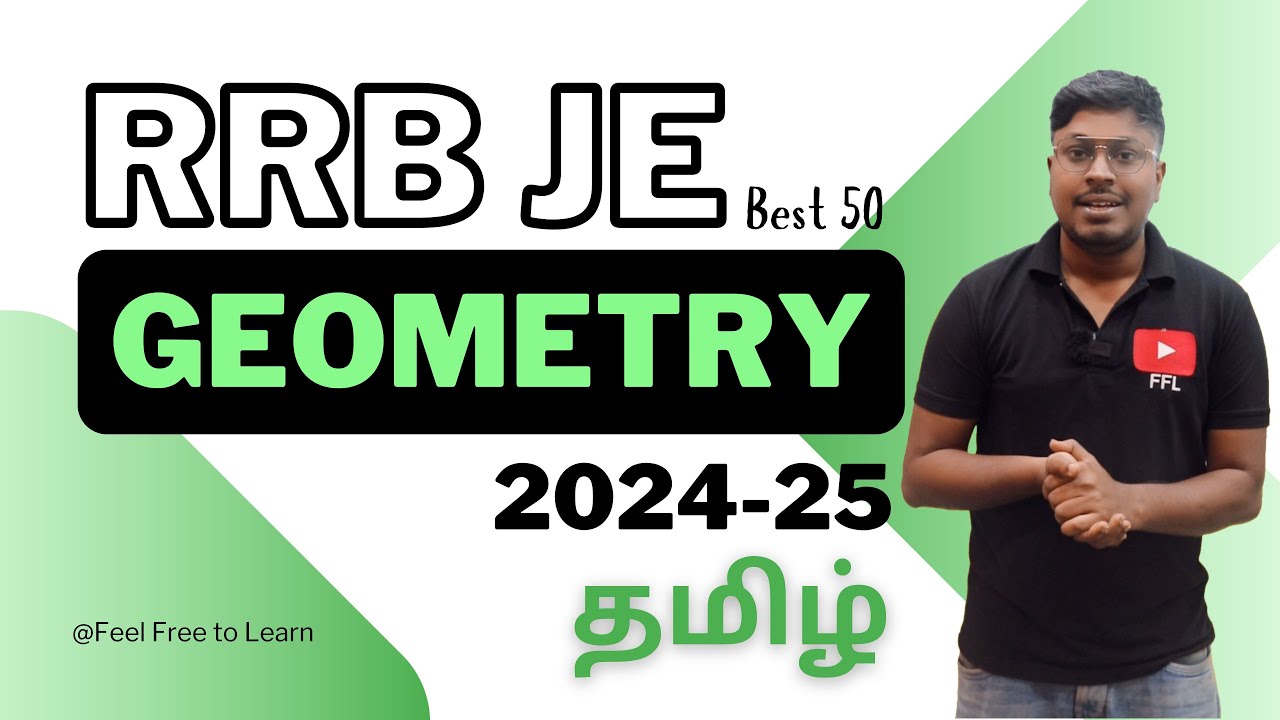 Geometry (Best 50 Questions) || RRB JE (2024-25)_தமிழ்