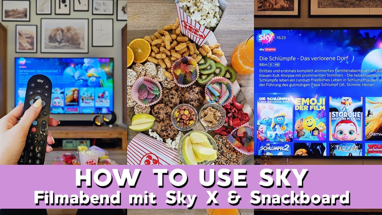 How to Use Sky - Movie Night mit Sky X & Snackboard für den Filmabend gestalten // Sabrina Sterntal