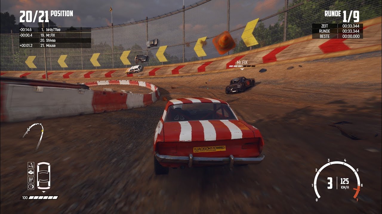 Wreckfest spielen in Online Modus als Short Vormat