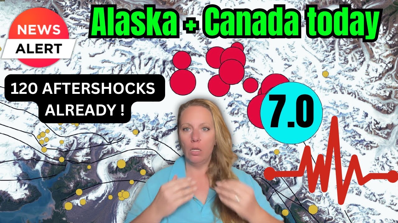 MASSIVE EARTHQUAKES at the dangerous Fairweather Fault ! THIS ARE HAS produced a M9.3 in the Past !