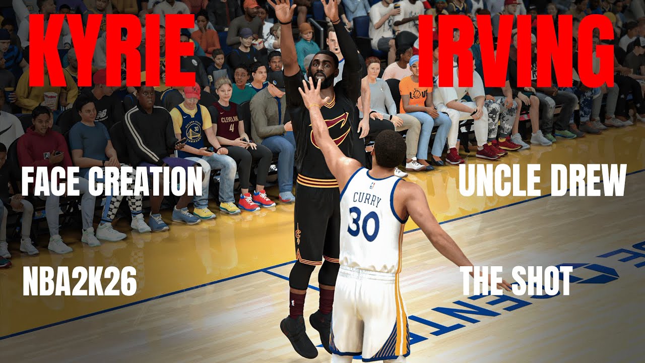 Kyrie Irving Face Creation In NBA 2K26!