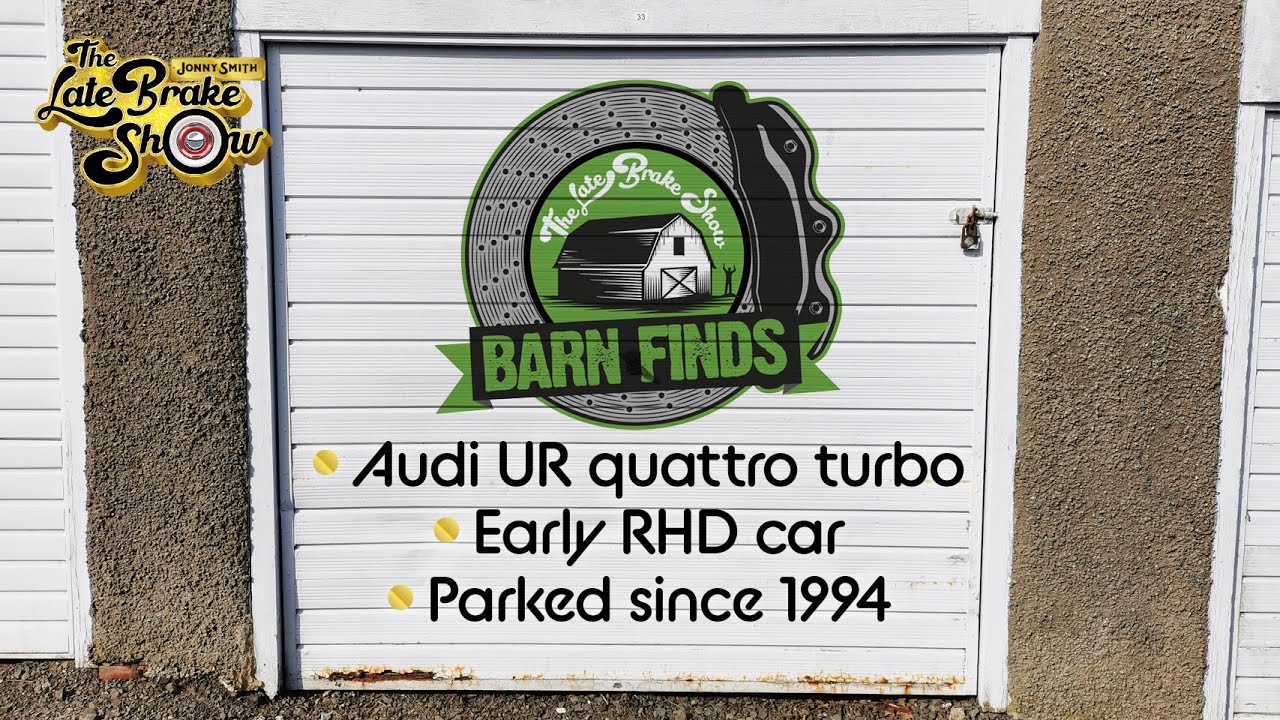 Audi Ur Quattro Turbo Barn Find  - rare survivor sat for nearly 30 years