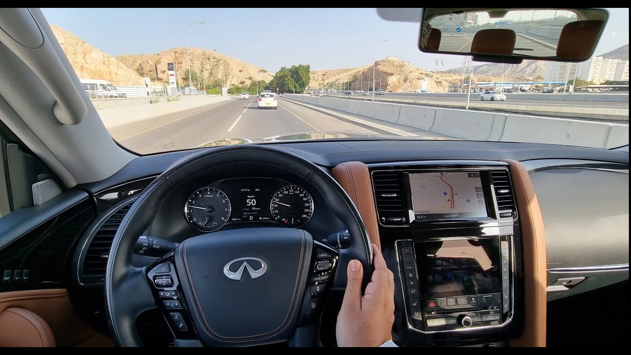 اقدم لكم تجربة قيادة انفينتي QX80 موديلات 2022 / 2021 شقيقة نيسان باترول بلاتينيوم الفارهه infiniti
