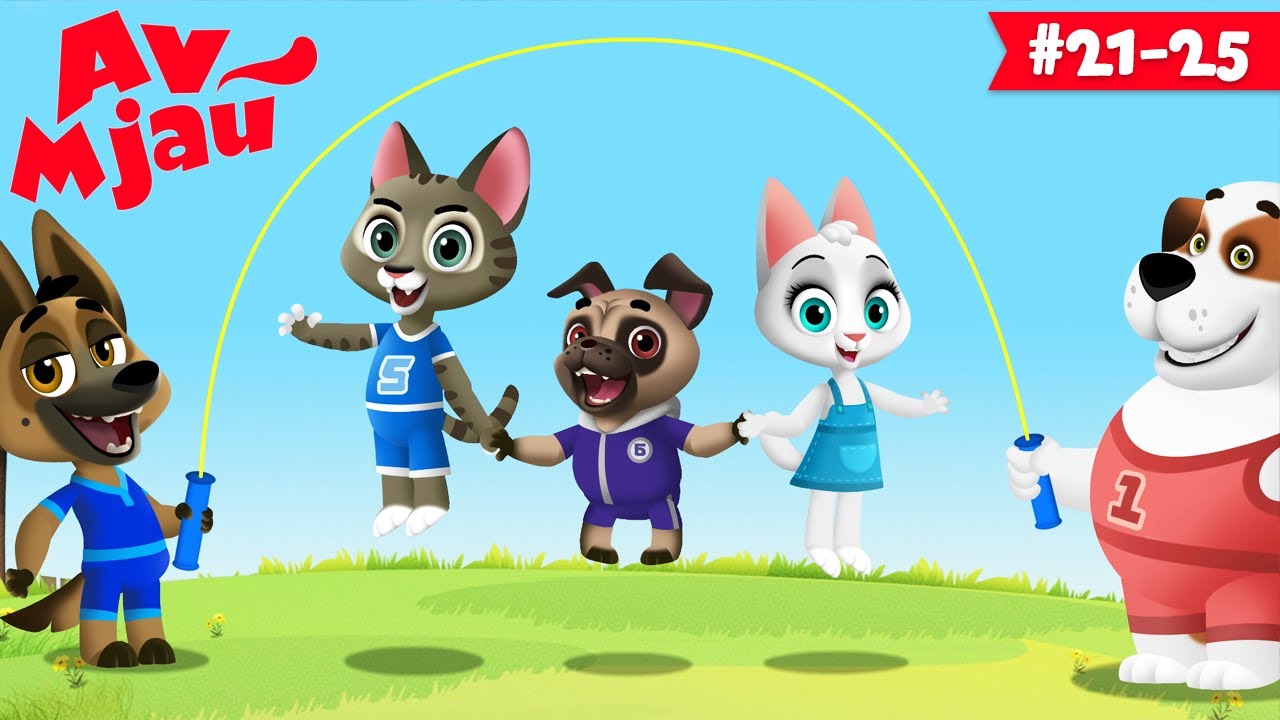 Crtani filmovi 🐶 AV MJAU na Srpskom 🐱 #21-25 | HeyKids