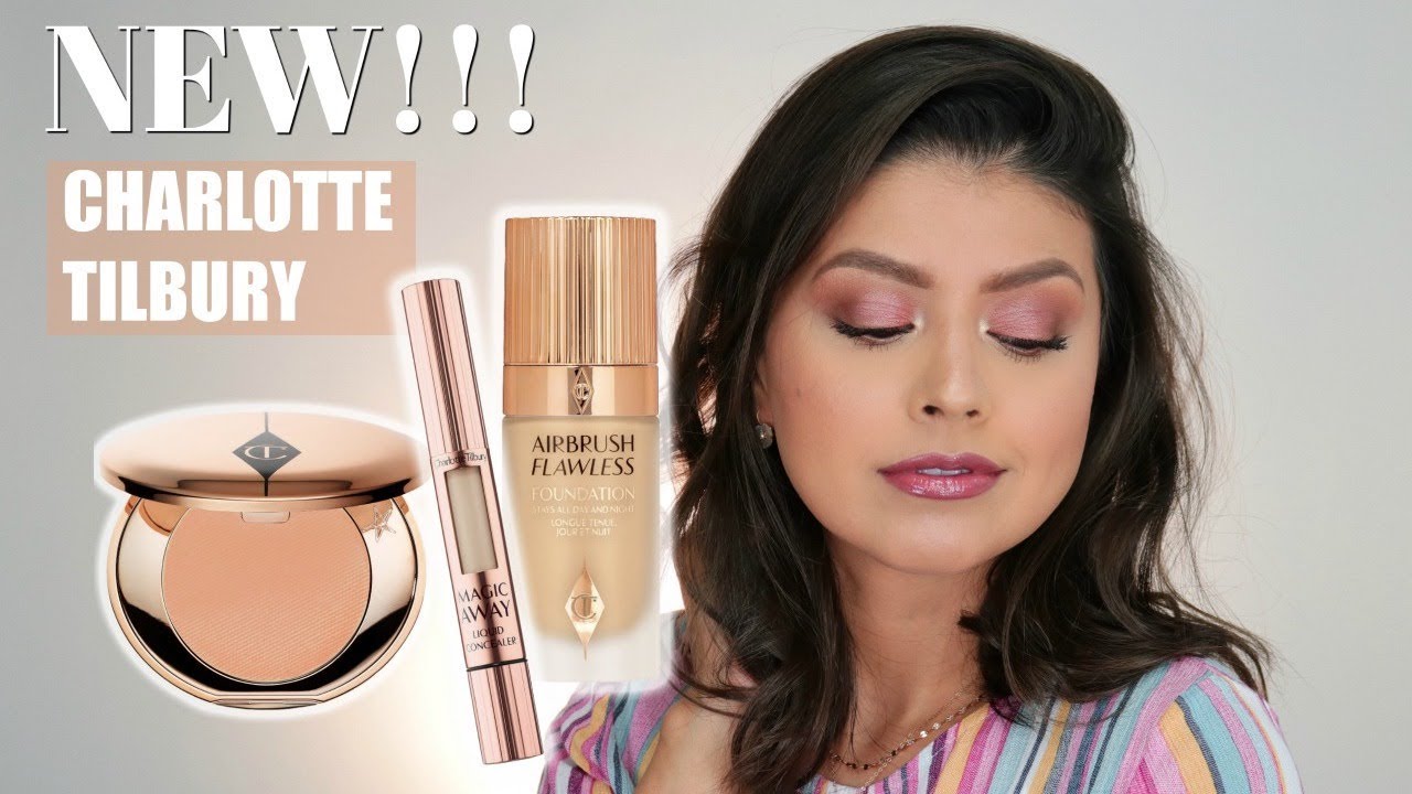 NEW!!! CHARLOTTE TILBURY AIRBRUSH FOUNDATION & COLOR CORRECTOR | REVIEW + WEAR TEST
