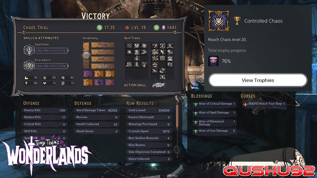 TINY TINA'S WONDERLANDS - Achieving Chaos Level 20