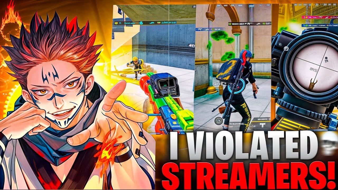 VIOLATED Streamers !!💀 Intense 1v4 in Conqueror Rank Push Lobby | PUBG