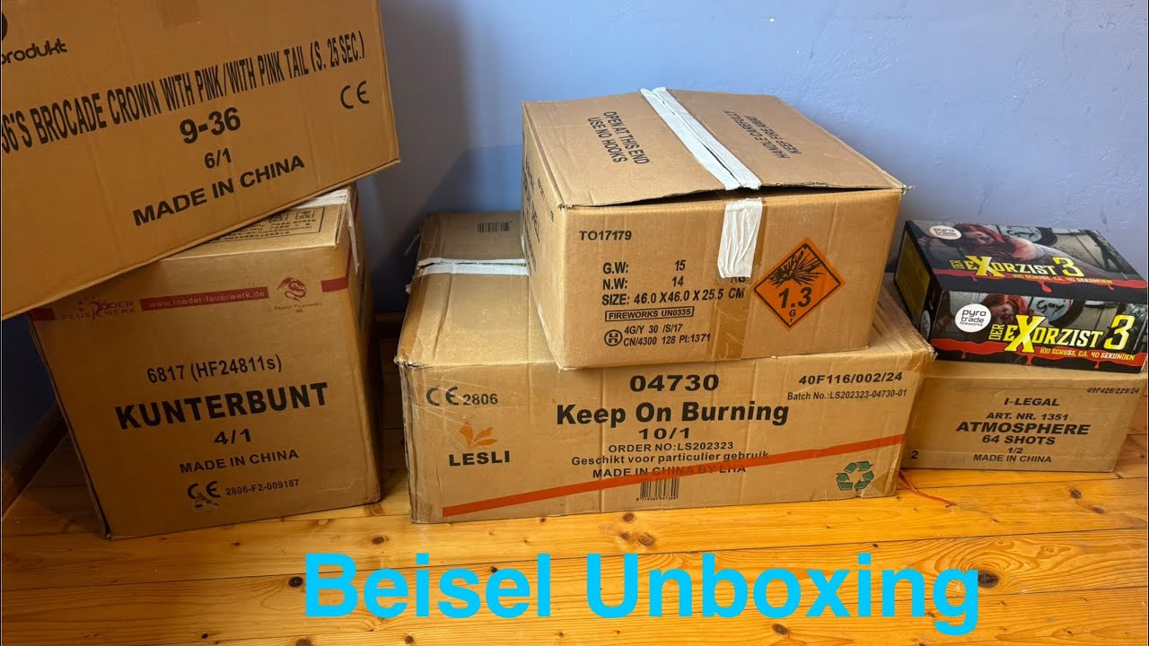 Feuerwerks Unboxing 2025/26 Beisel 🔥🔥🔥
