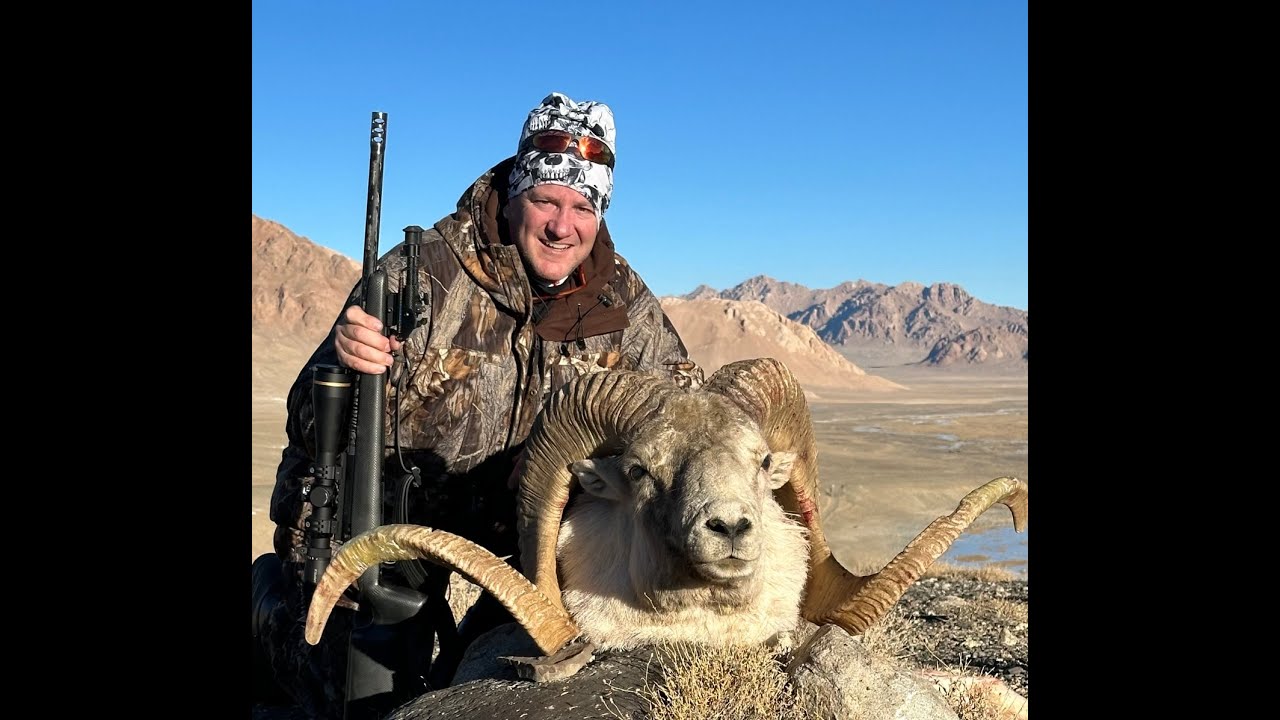 Marco Polo Sheep/Ibex in Tajikistan 1,260 YD new record shot December 2023 bucket list trip